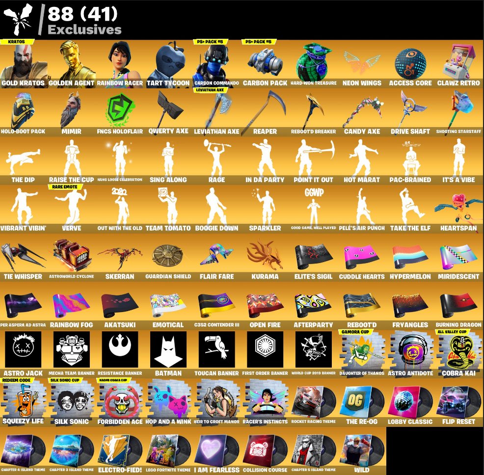 🎨 167 skins | 🌟 Fortnite account