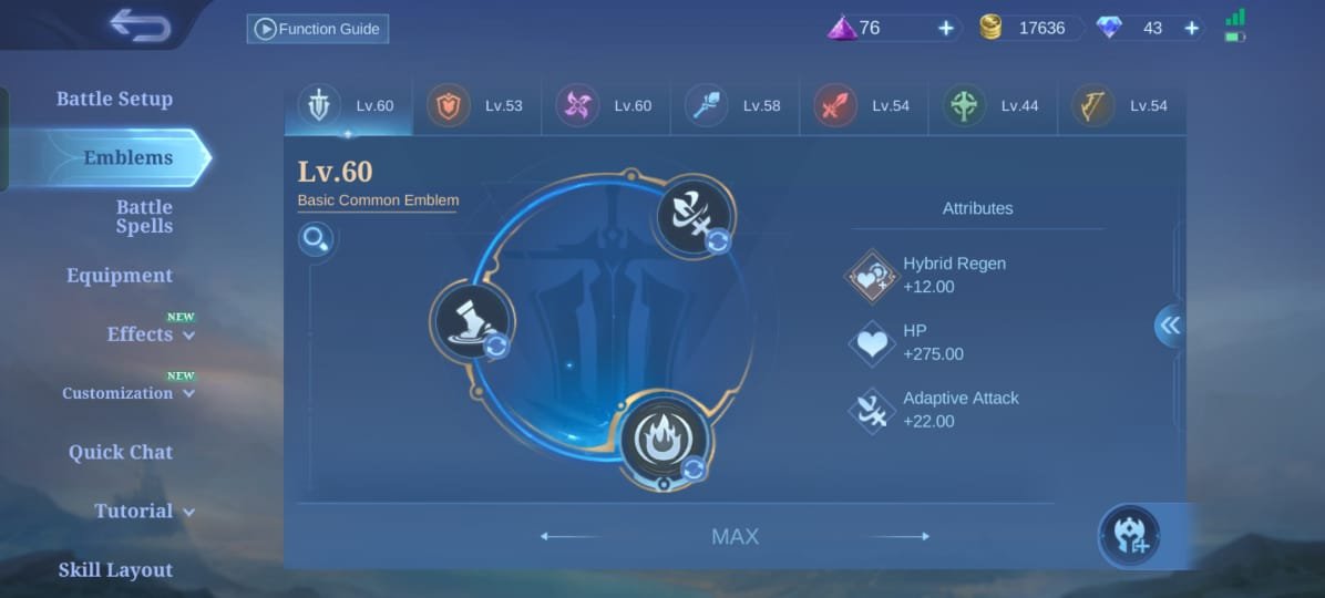 🎮 Mobile Legends account | Legend | 80 heroes | 212 skins