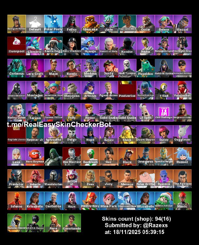 🎨 92 skins | 🌟 Fortnite account