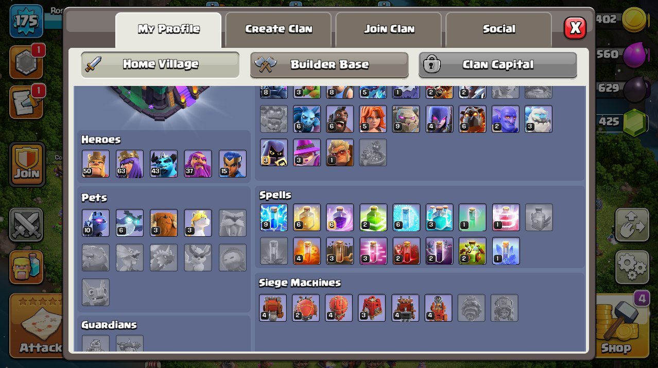 🏰 Clash of Clans акаунт | 14 ратуша | Рівень 175