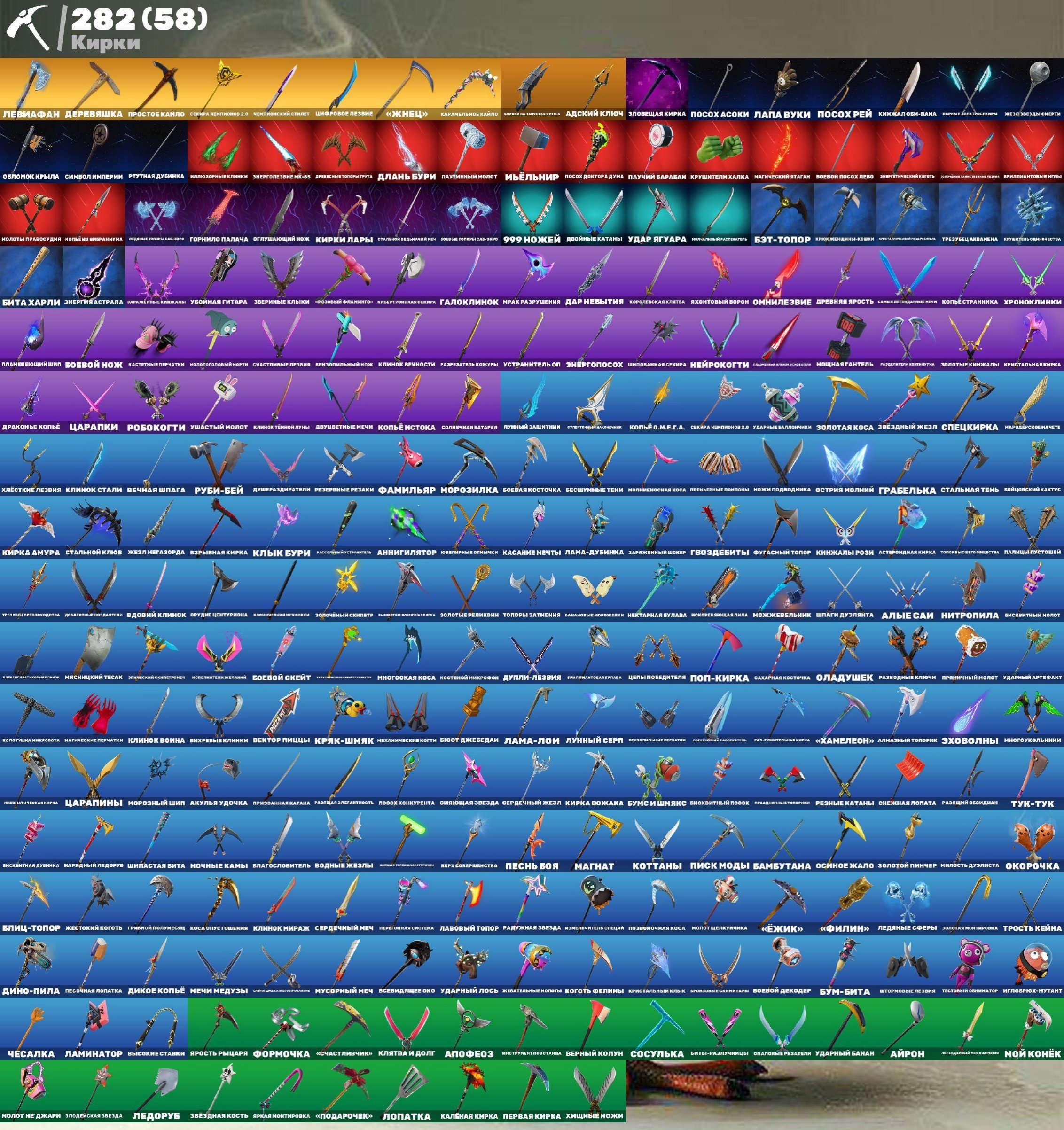 🎨 276 skins | 🌟 Fortnite account