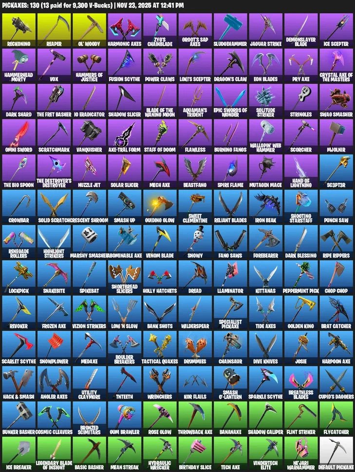 🎨 143 skins | 🌟 Fortnite account