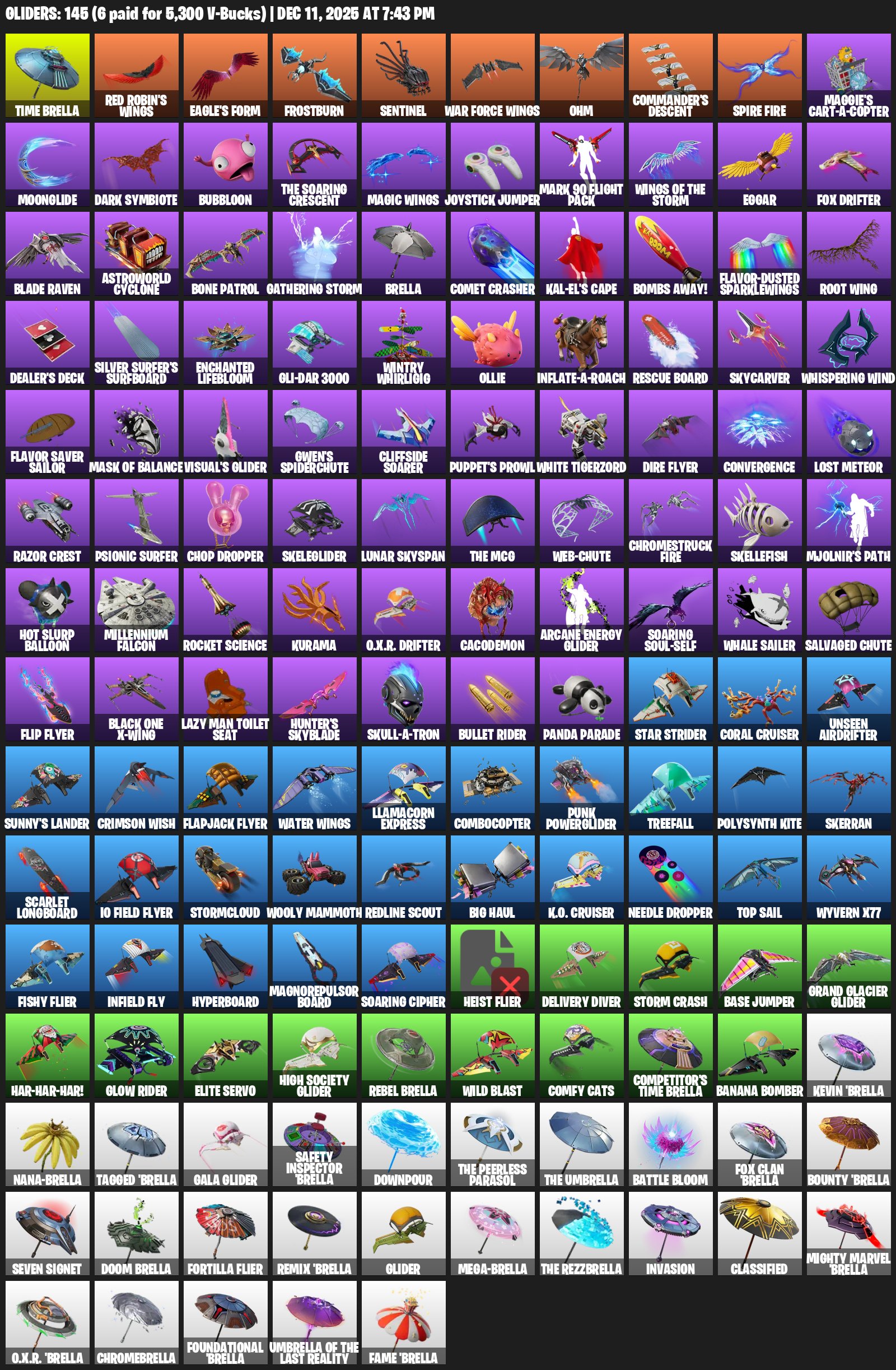 🎨 172 скина | 🌟 Fortnite аккаунт