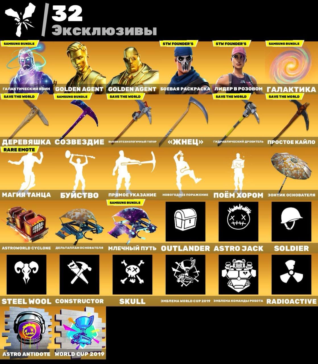 🎨 130 skins | 🌟 Fortnite account