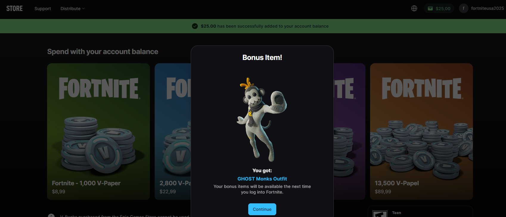 🎮 1 skin | 🌟 Fortnite account