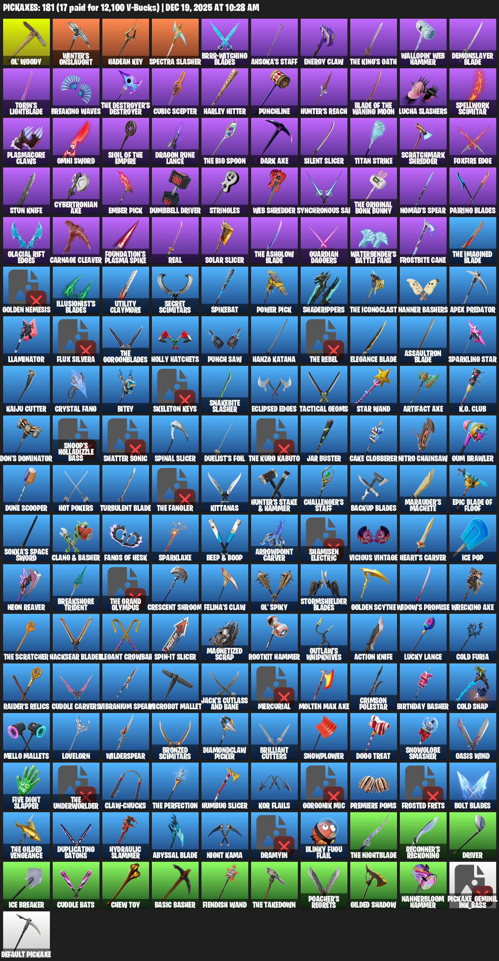 🎨 165 skins | 🌟 Fortnite account