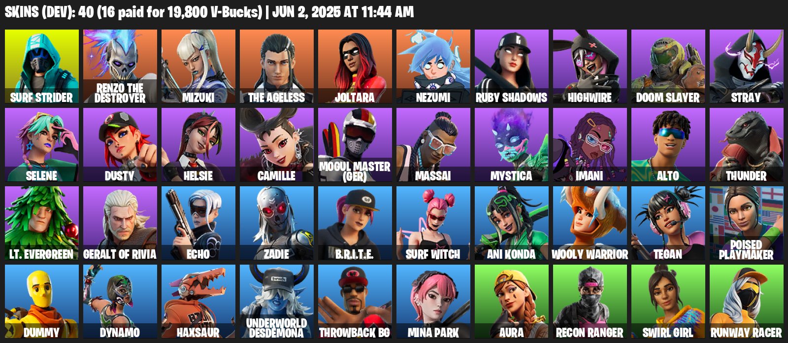 🎨 40 скинов | 🌟 Fortnite аккаунт