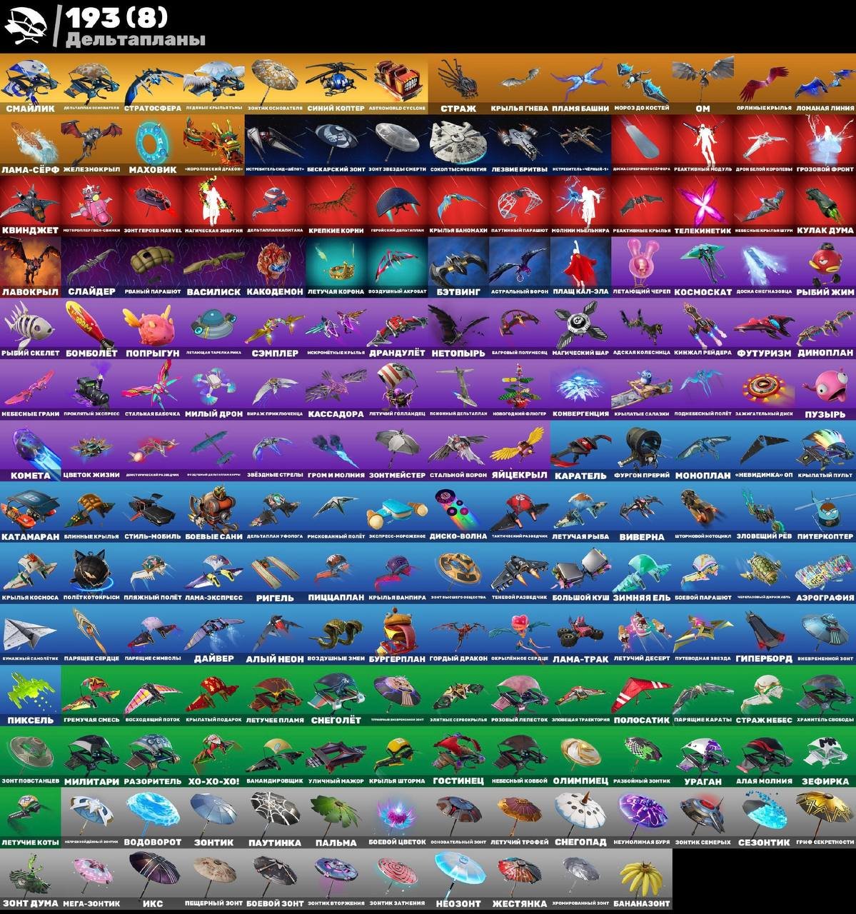 🎨 271 skins | 🌟 Fortnite account