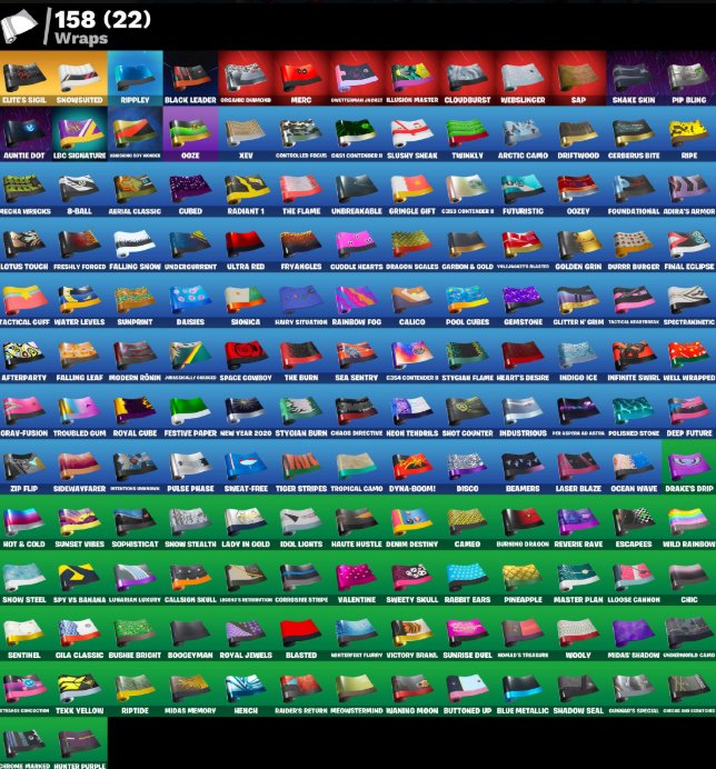 🎨 184 skins | 🌟 Fortnite account