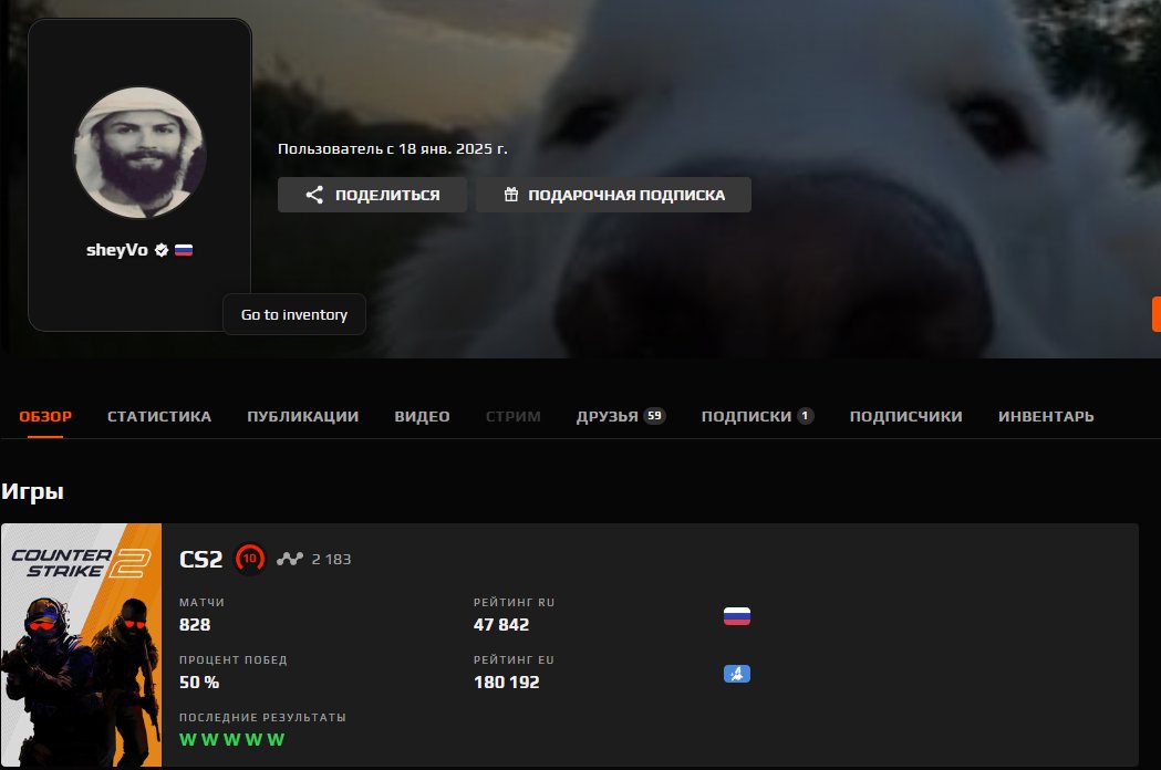 🔥 FACEIT LVL 10 | 🎯 2183 ELO | 🕒 821 матчей — Готов к рангам!