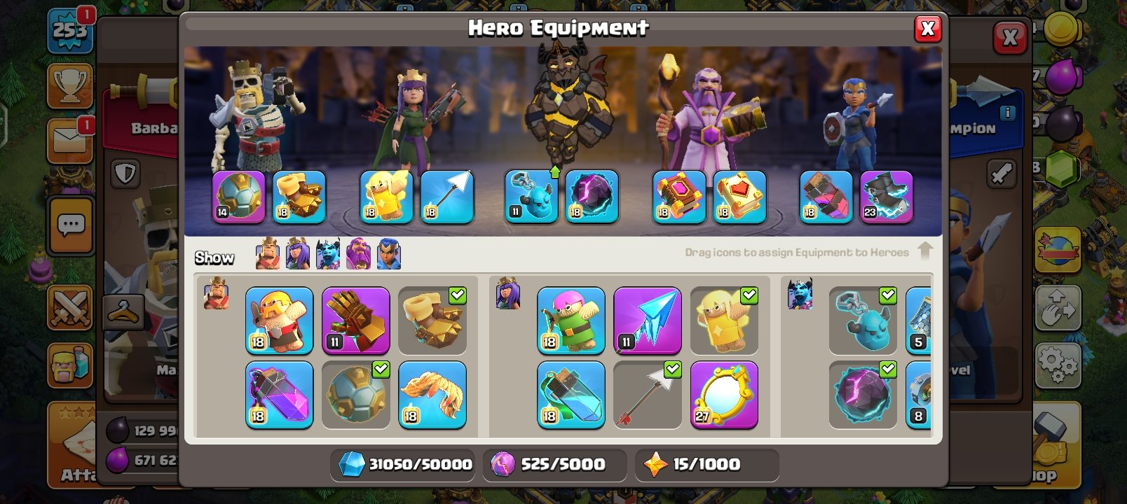 🏰 Clash of Clans акаунт | Ратуша 17 | Рівень 255