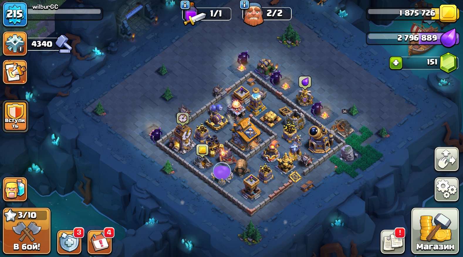 🏰 Clash of Clans акаунт | Ратуша 15 | Рівень 215