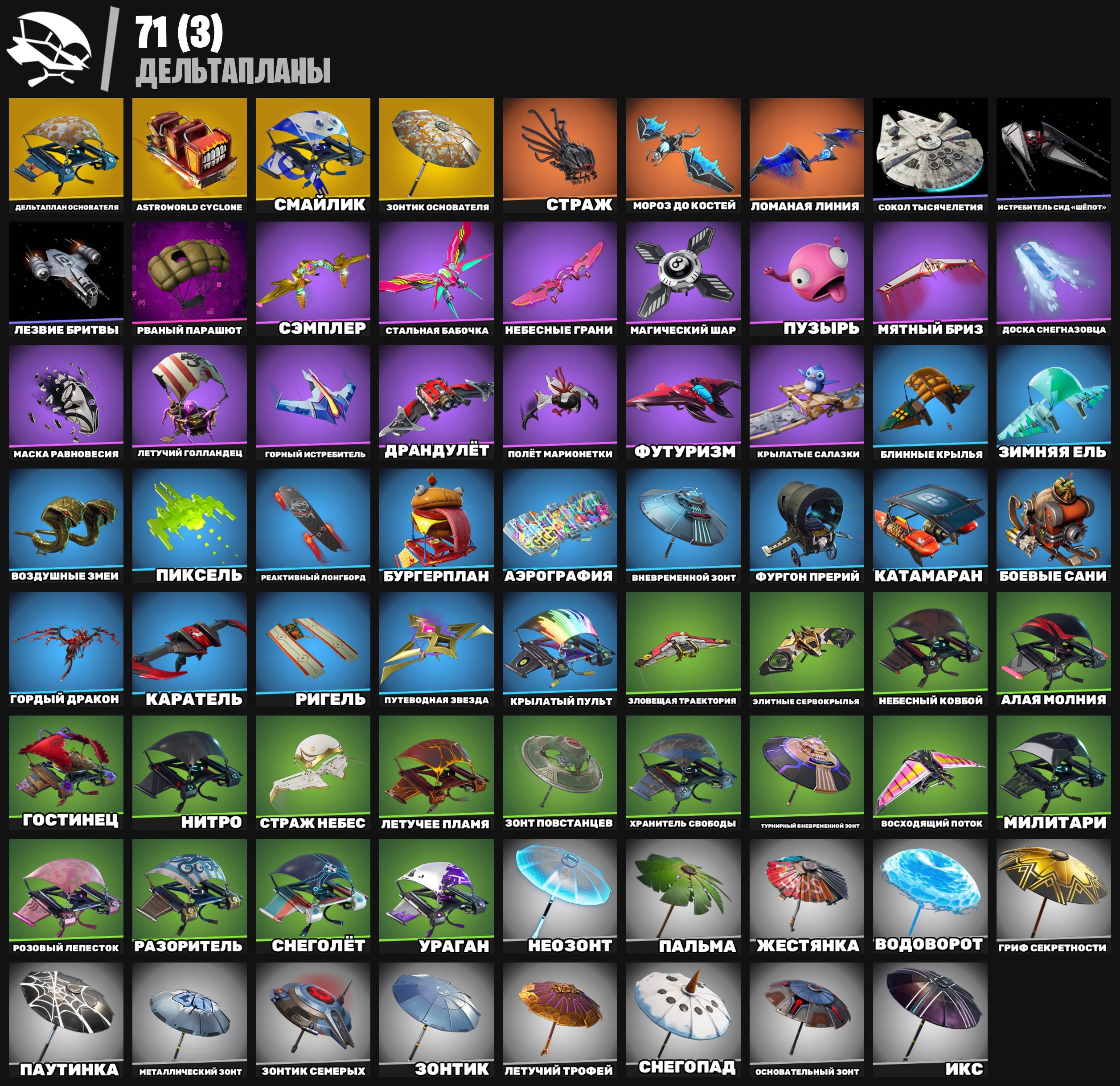 🎨 71 skins | 🌟 Fortnite account