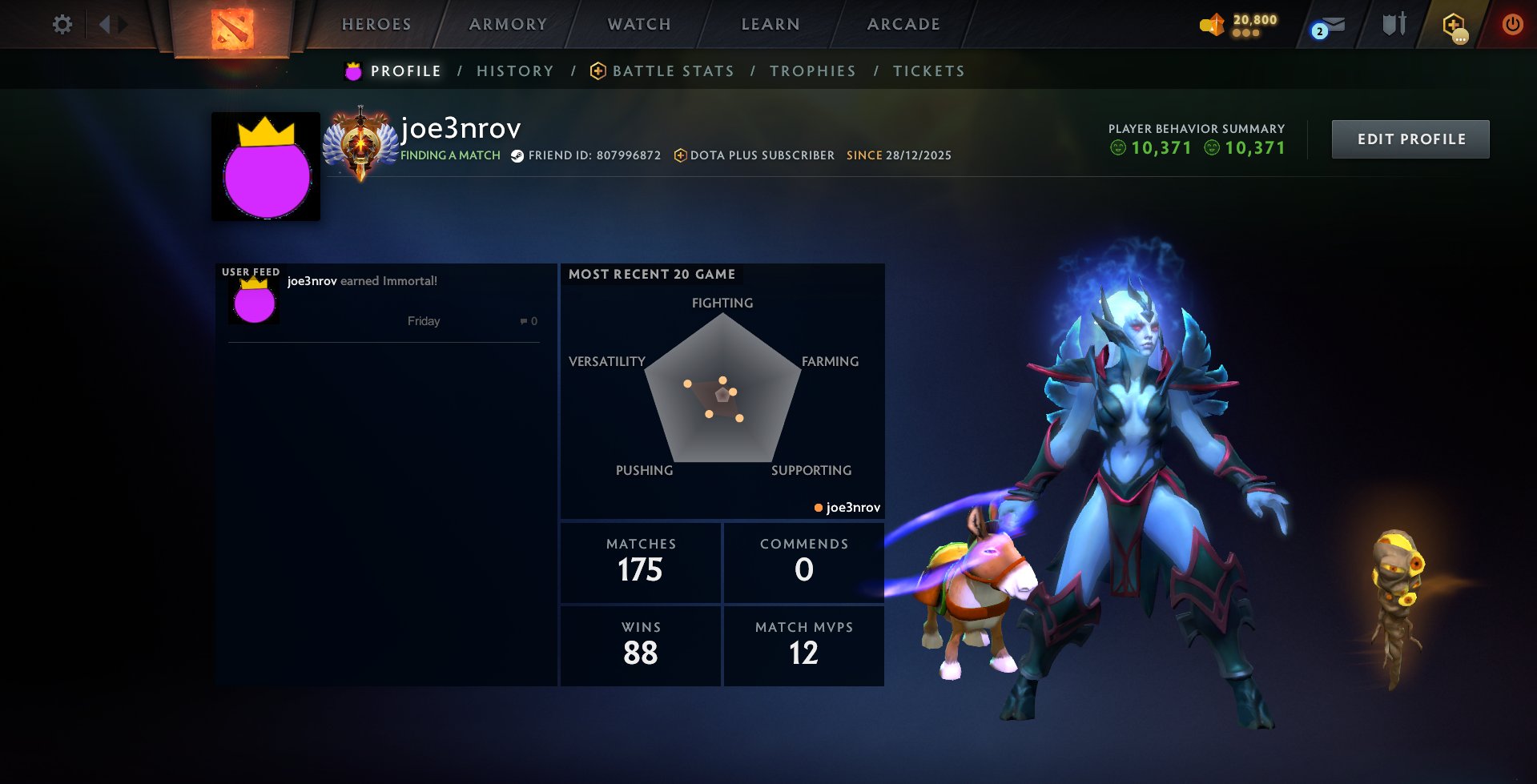 🏅 MMR 6000 | 🕒 130 hours | 🛡 10000