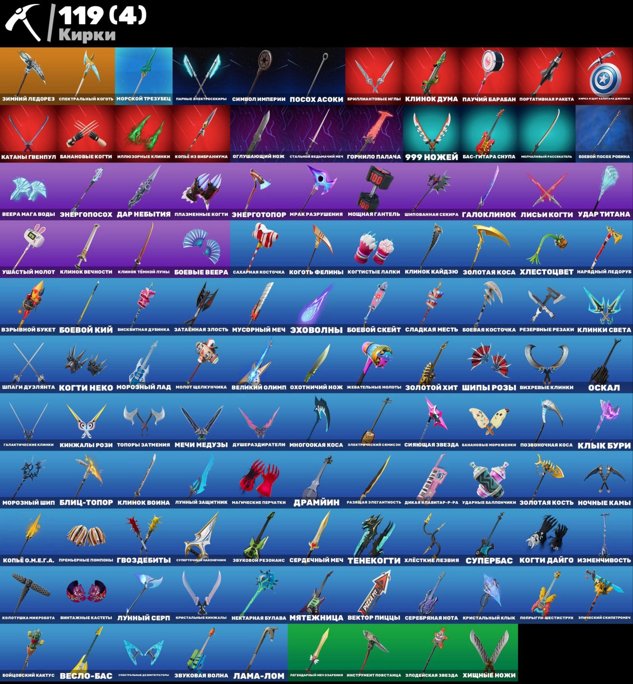 🎨 91 скіни | 🌟 Fortnite акаунт