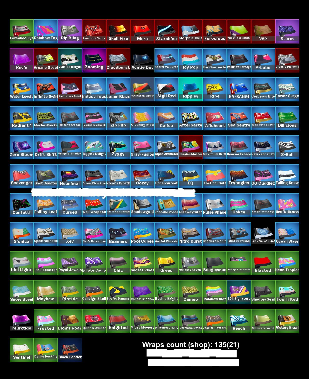 🎨 131 skins | 🌟 Fortnite account