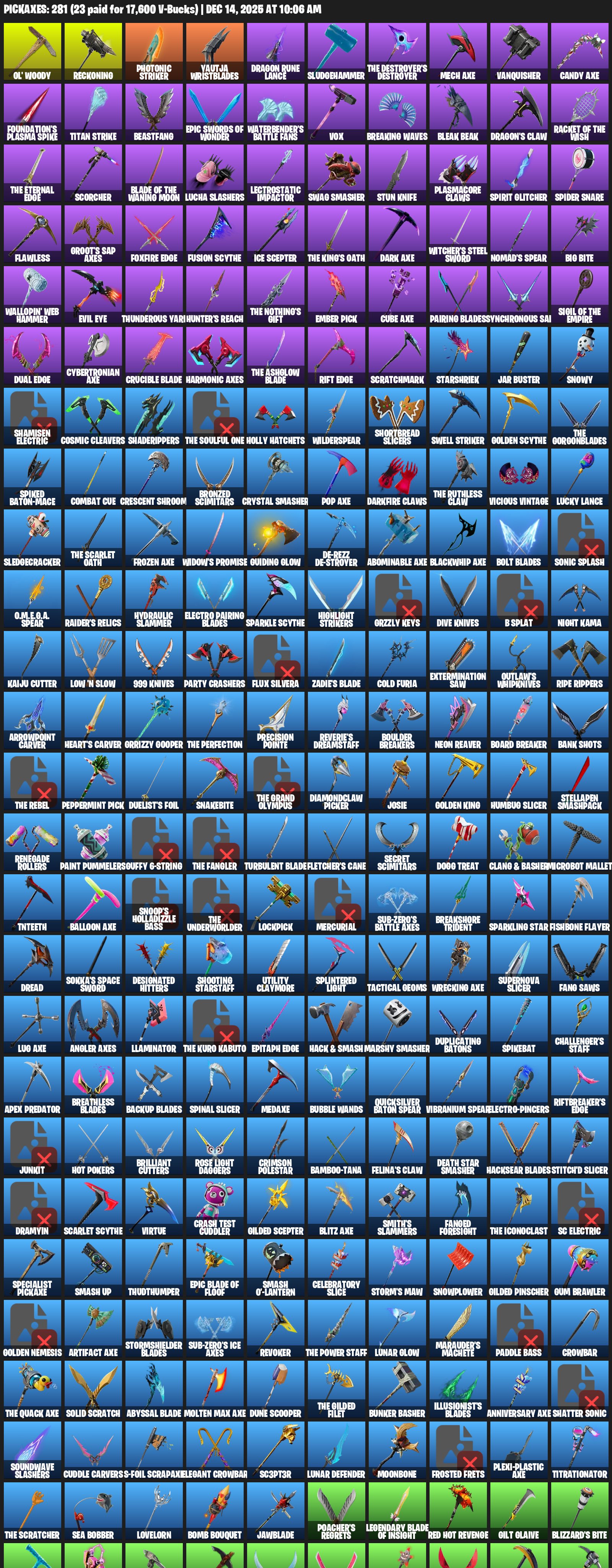 🎨 218 skins | 🌟 Fortnite account