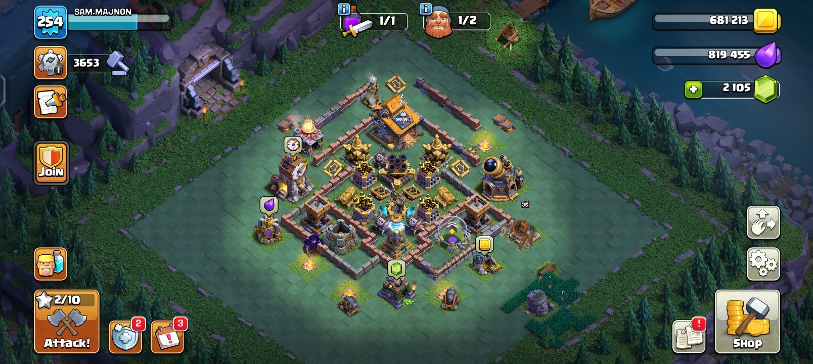 🏰 Clash of Clans акаунт | 17 ратуша | 99% МАКС