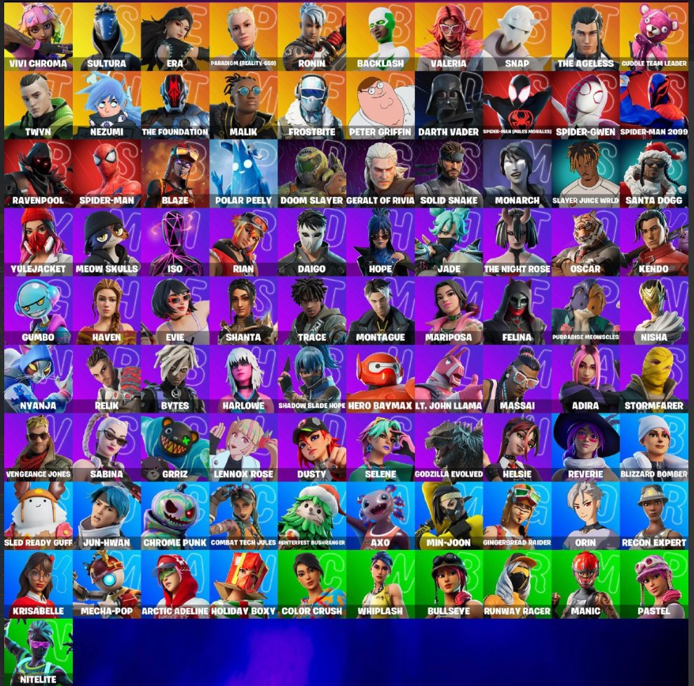 🎨 92 скіна | 🌟 Fortnite акаунт