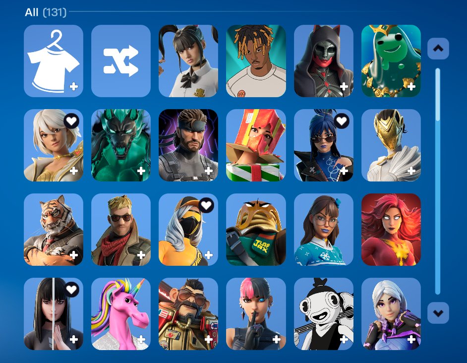 🎨 131 skins | 🌟 Fortnite account