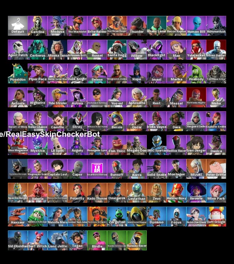 👾 119 skins | 🌟 Fortnite account