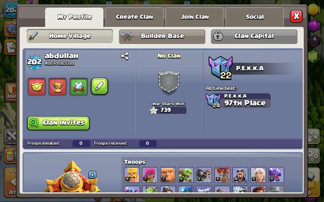 🏰 Clash of Clans акаунт | 16 ратуша | 202 рівень