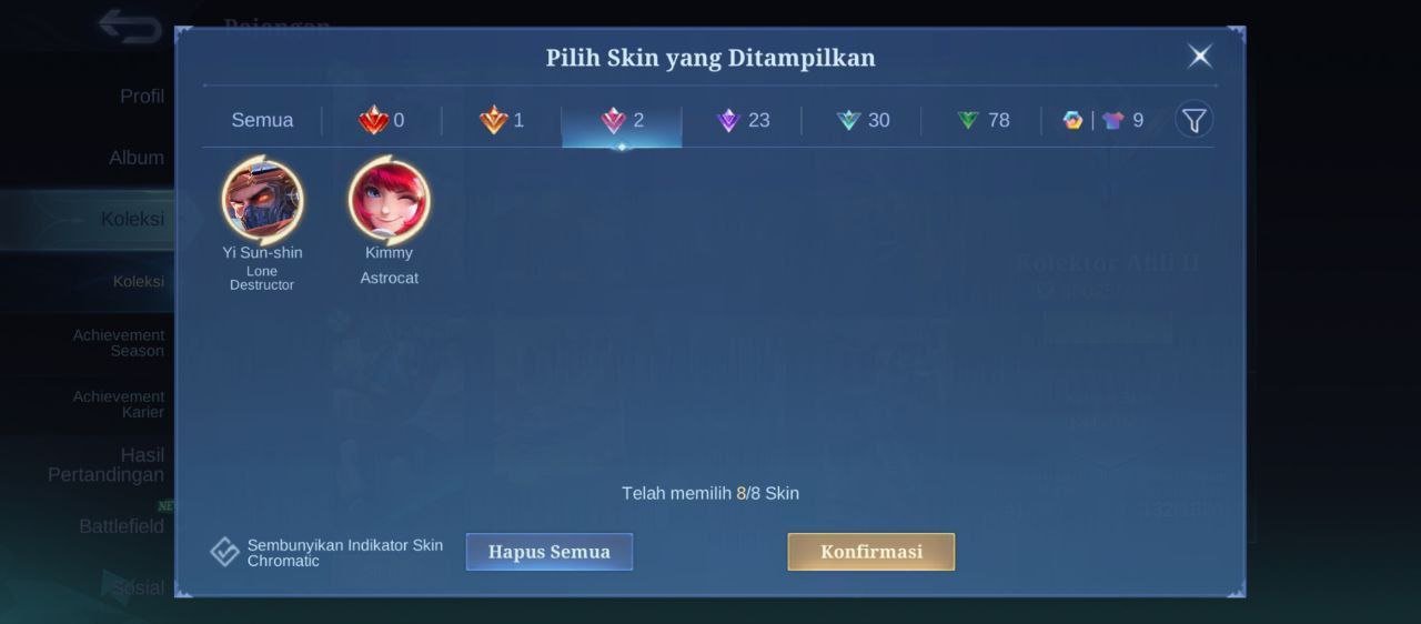 🎮 Mobile Legends акаунт | Міфічний | 69 героїв | 141 облич