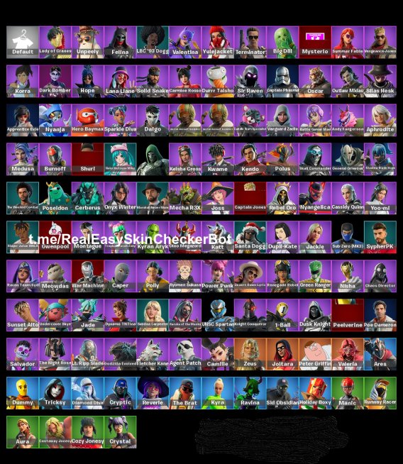 🎨 124 skins | 🌟 Fortnite account