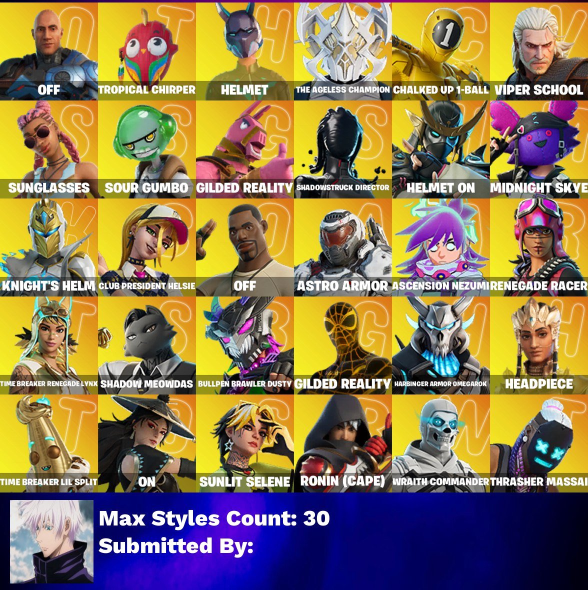 🎨 83 skins | 🌟 Fortnite account