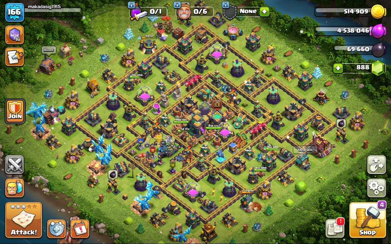 🏰 Clash of Clans акаунт | Ратуша 14 рівень | Рівень 166