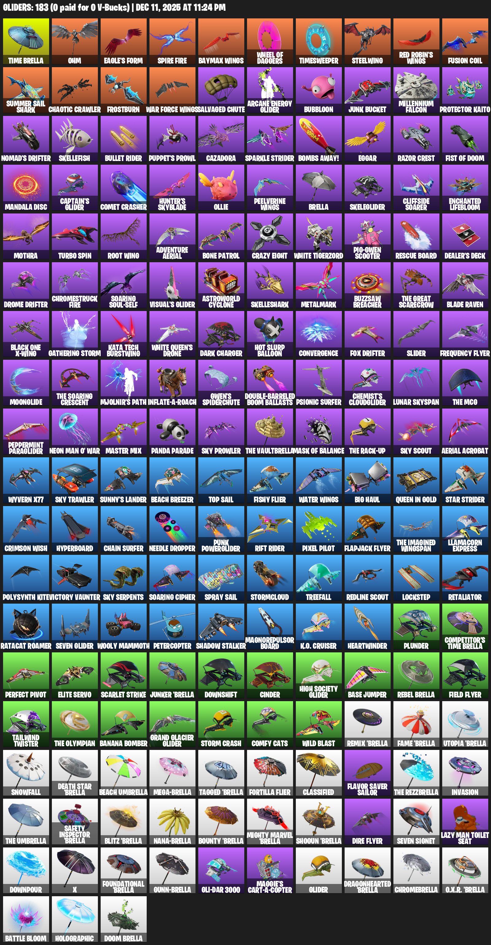 🎨 164 скина | 🌟 Fortnite аккаунт