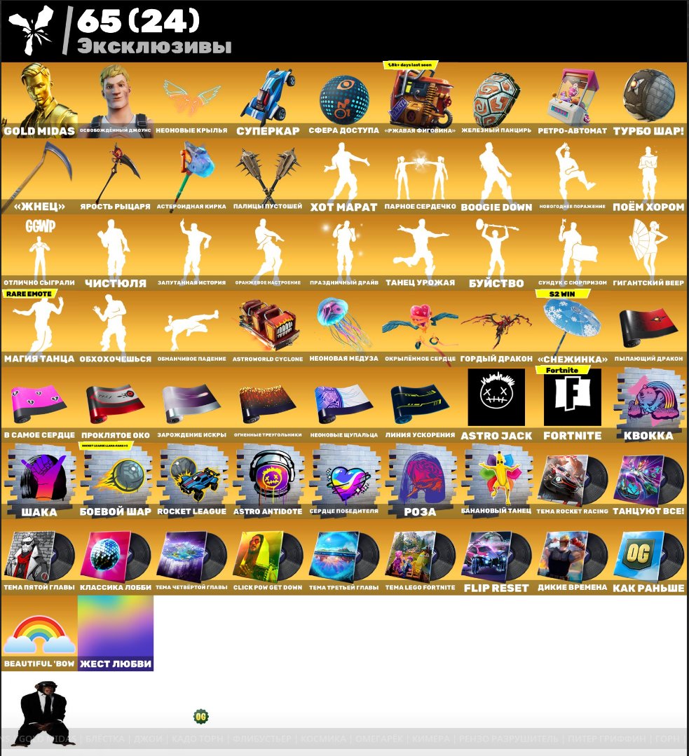 🎨 164 skins | 🌟 Fortnite account