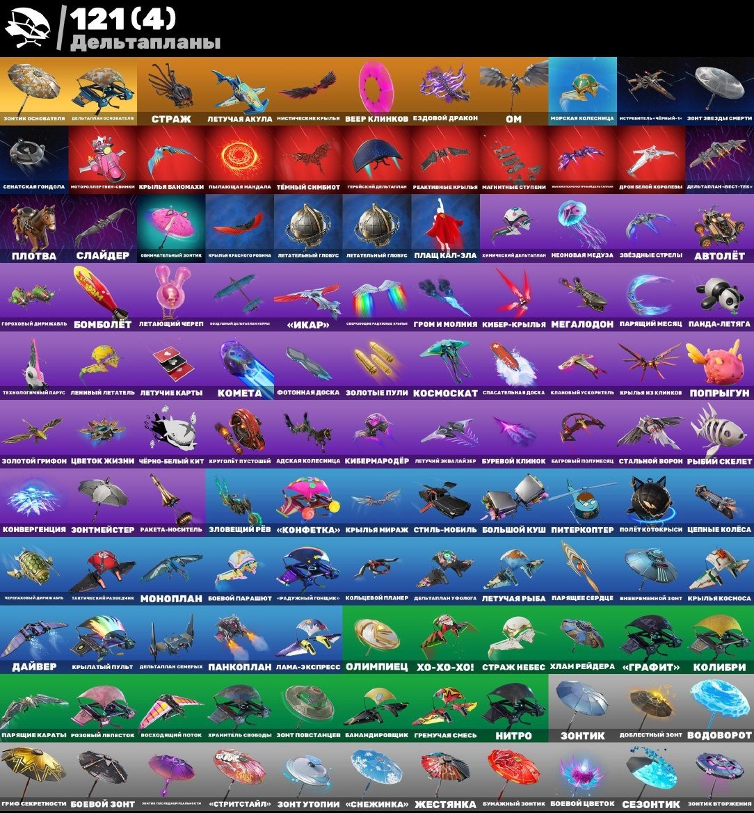 🎨 121 skins | 🌟 Fortnite account