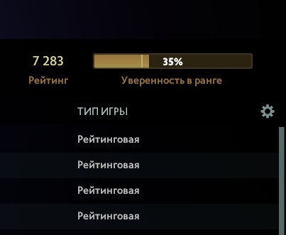 🏅 MMR 7283 | 🕒 300 hours | 🛡 10473