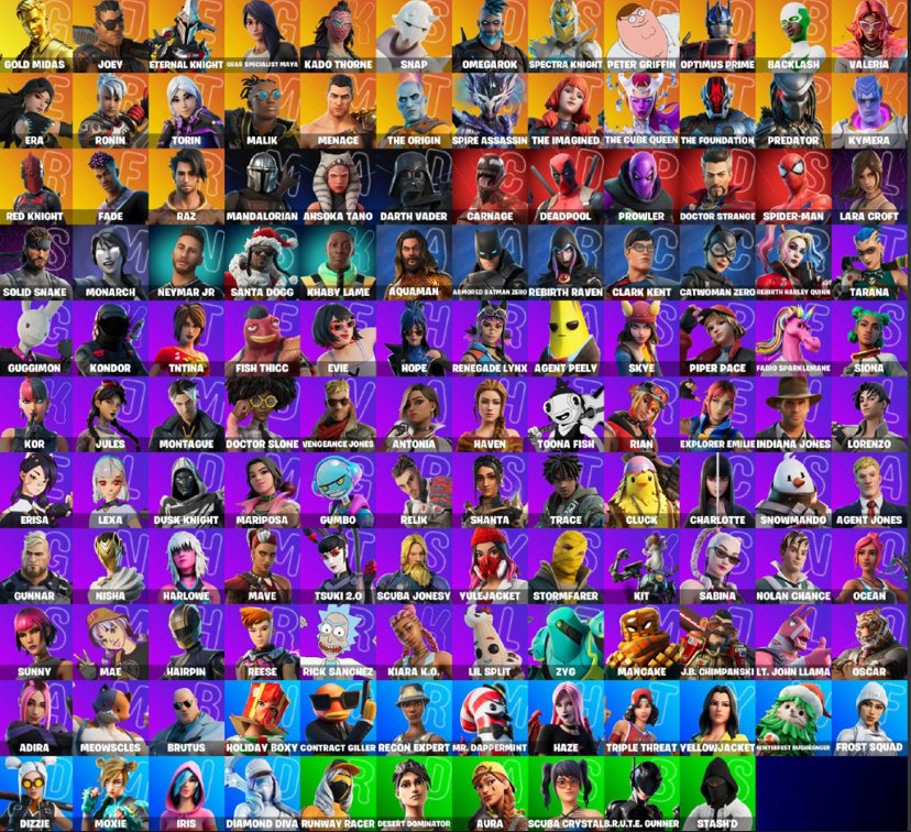 🎨 130 skins | 🌟 Fortnite account