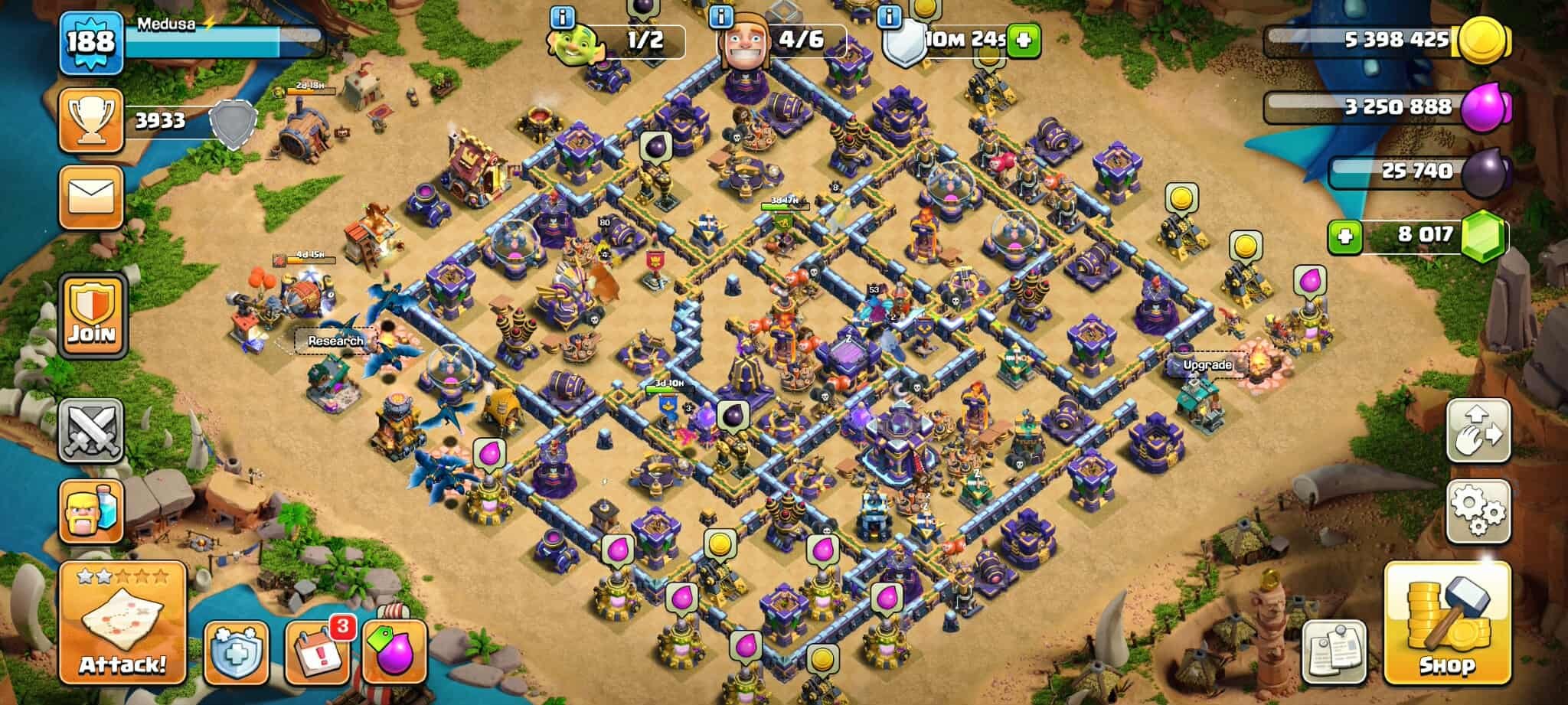 🏰 Clash of Clans акаунт | 15 ратуша | 80 рівень