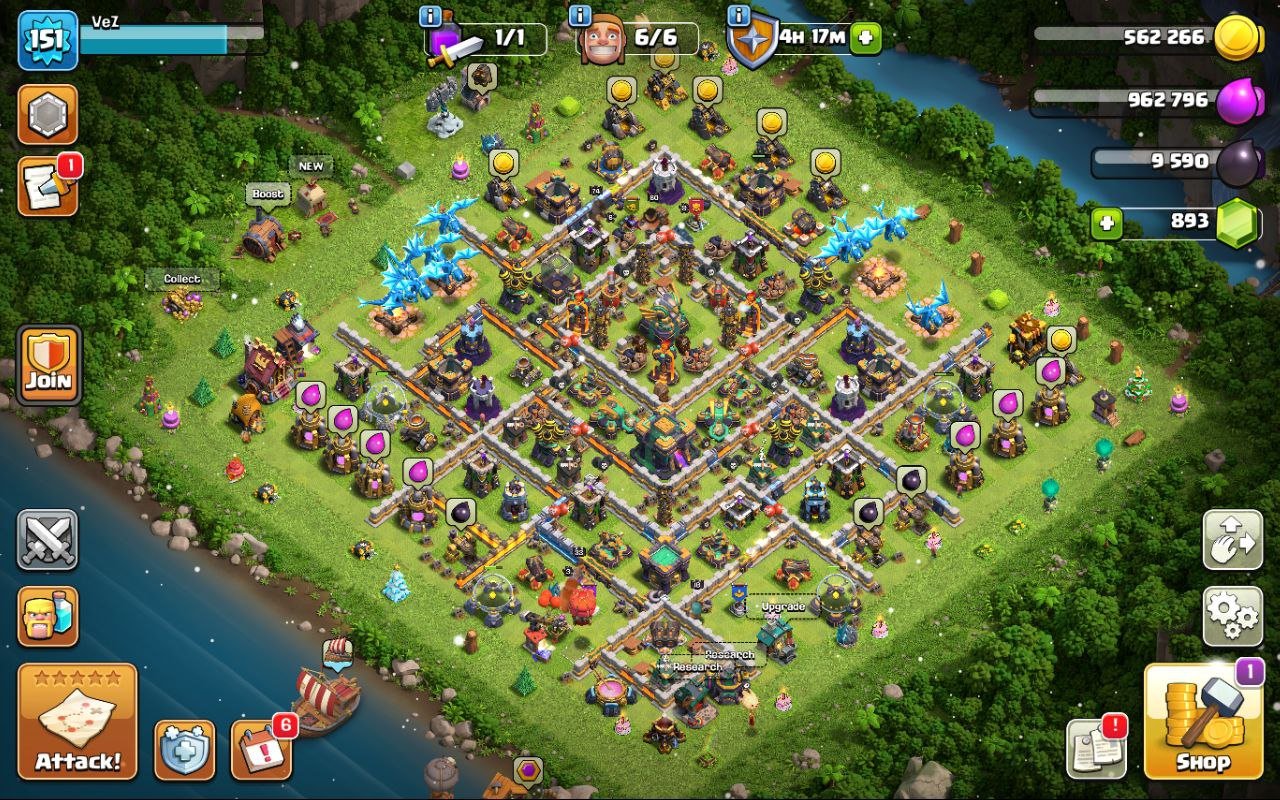 🏰 Clash of Clans акаунт | 14 ратуша | Рівень 151