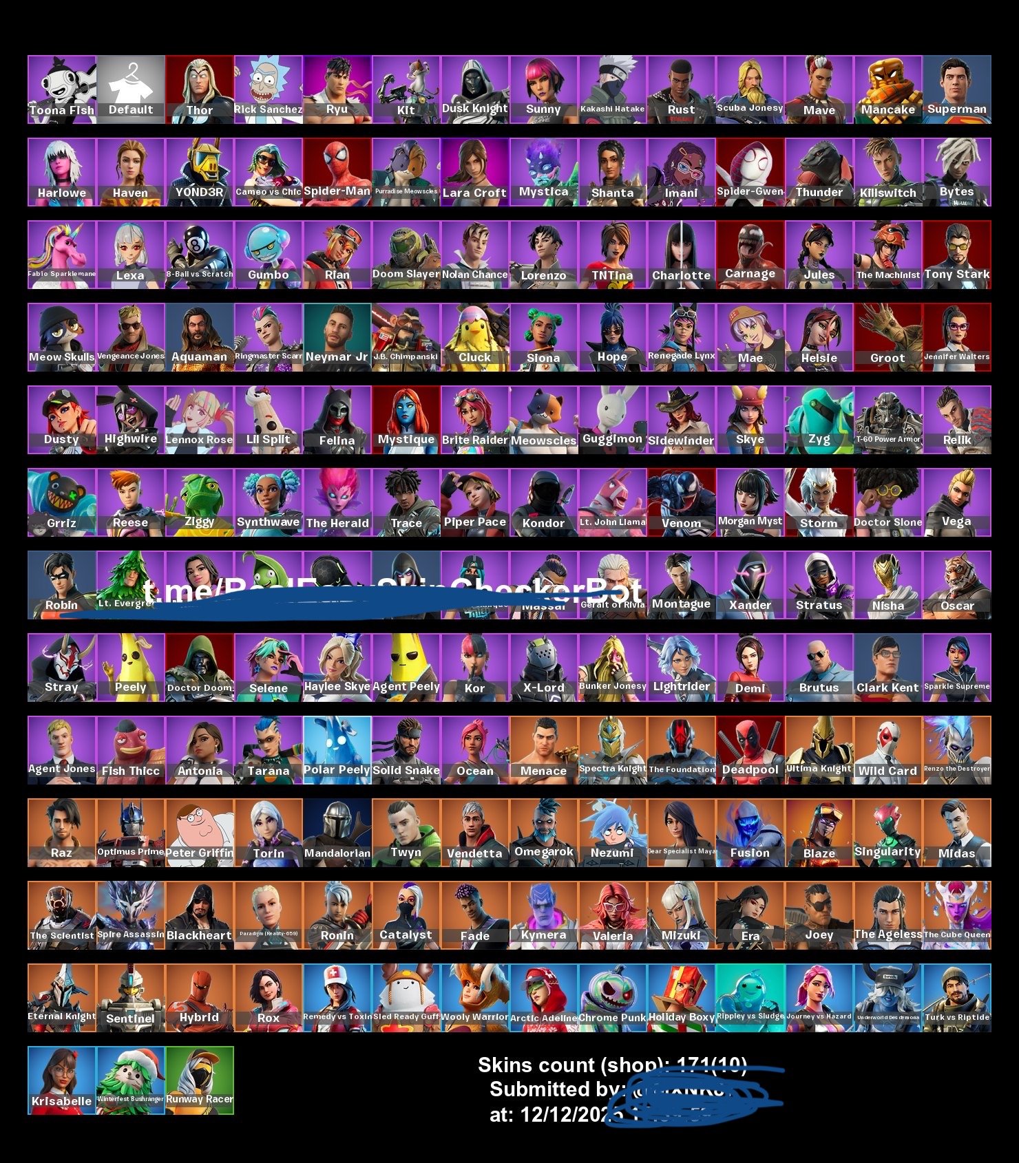 🎨 170 skins | 🌟 Fortnite account