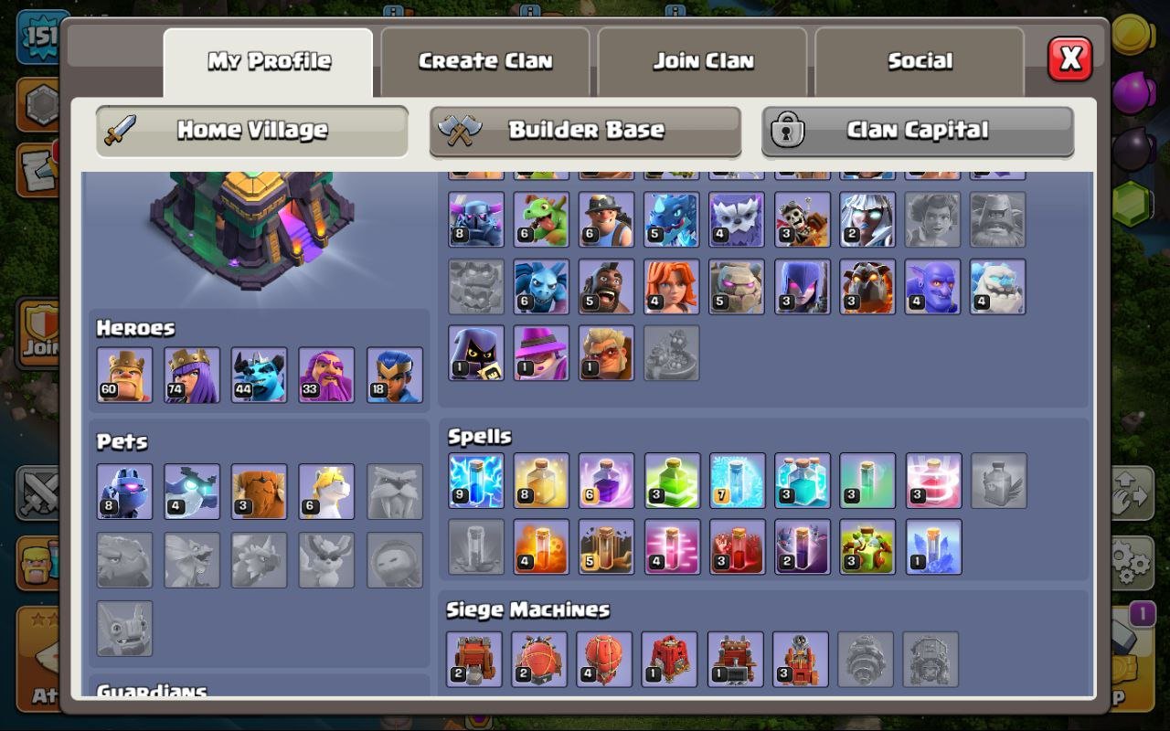 🏰 Clash of Clans акаунт | 14 ратуша | Рівень 151