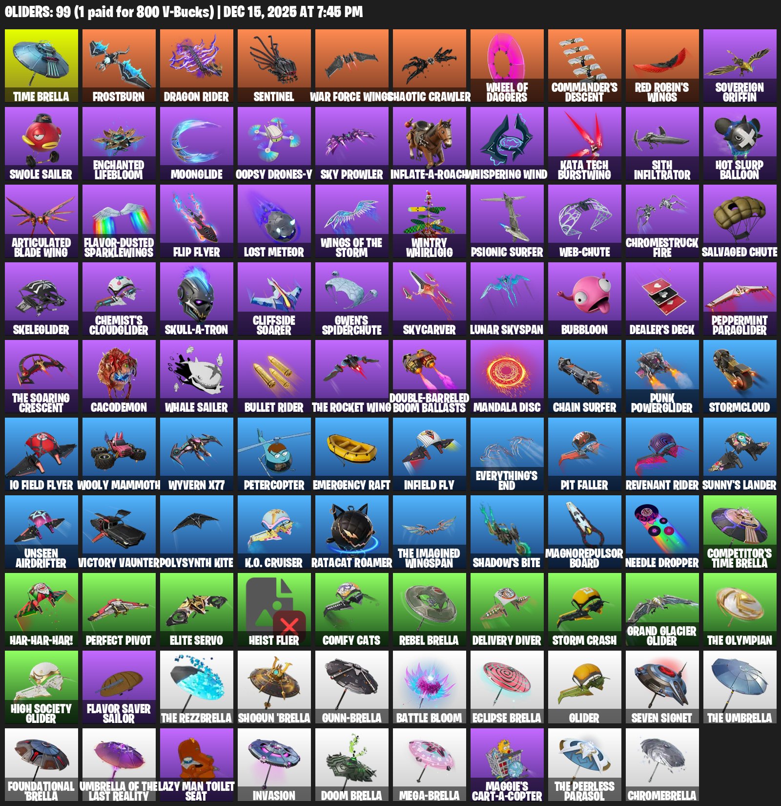 🎨 106 skins | 🌟 Fortnite account