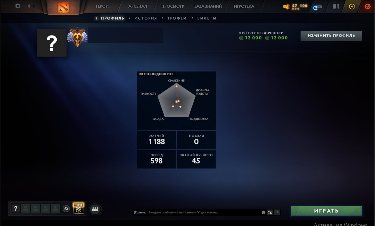 🏅 MMR 7583 | 🕒 900 часов | 🛡 12000