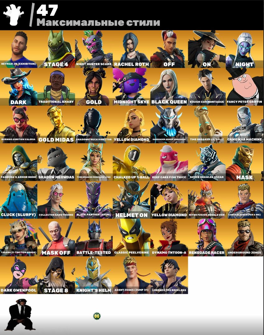 🎨 164 skins | 🌟 Fortnite account