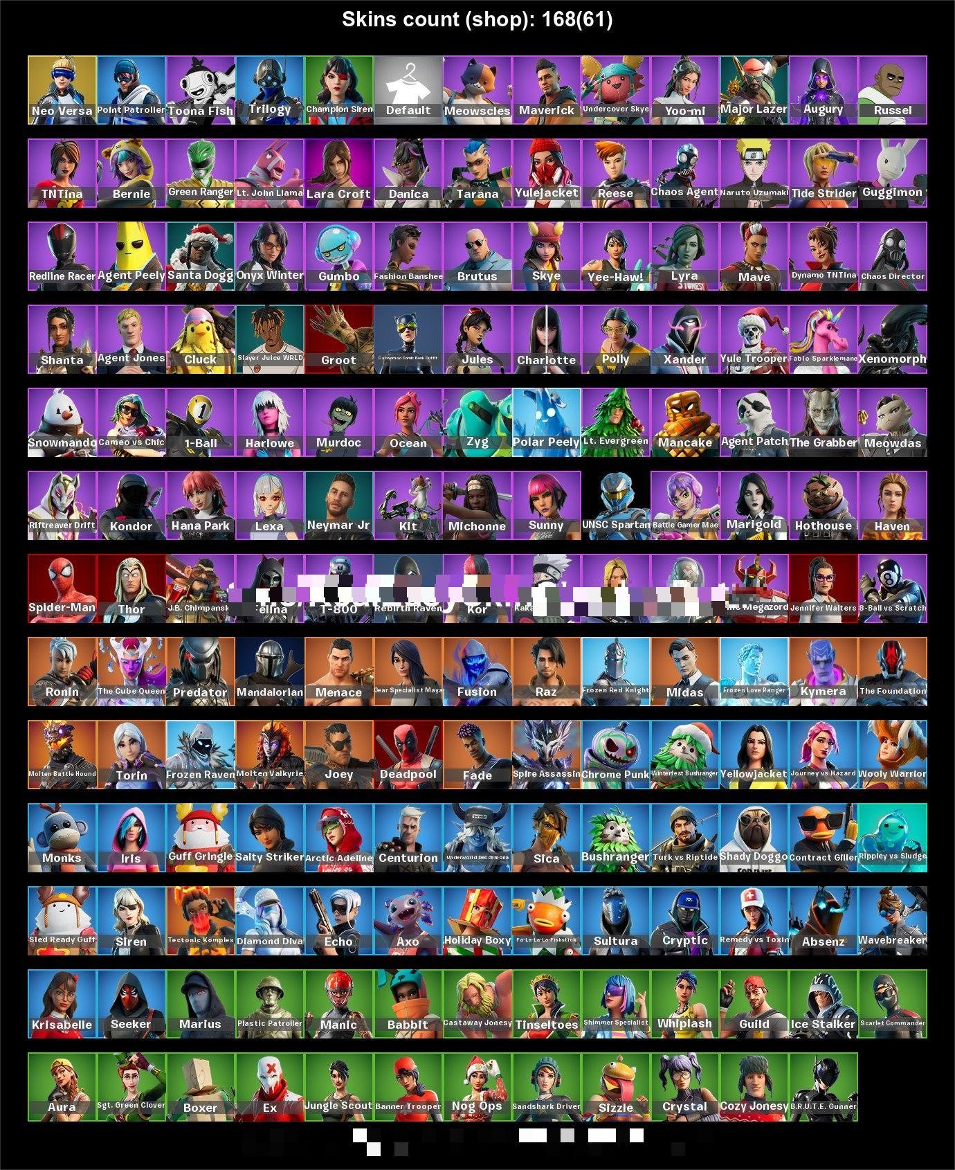 🎨 165 skins | 🌟 Fortnite account