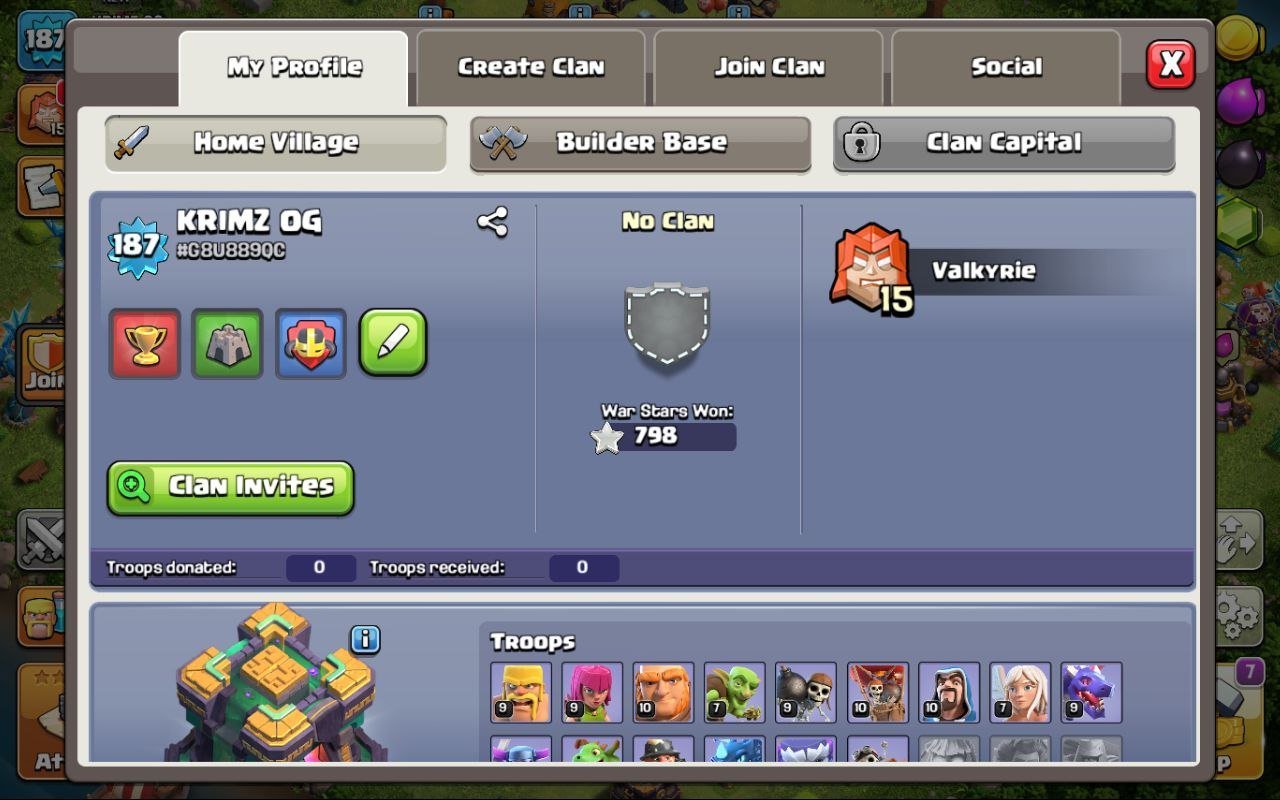 🏰 Clash of Clans акаунт | Ратуша 14 рівня | Рівень 187