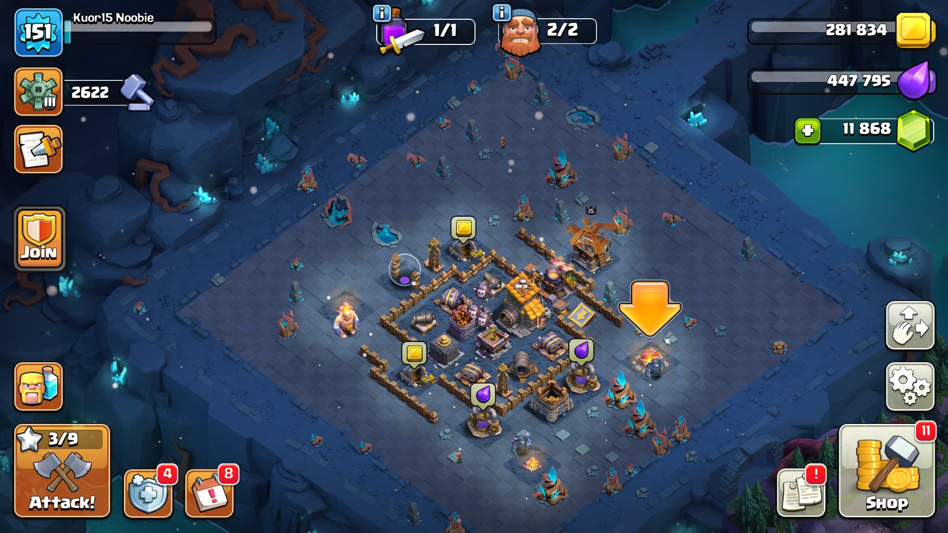 🏰 Clash of Clans акаунт | Ратуша 16 рівня | Рівень 151