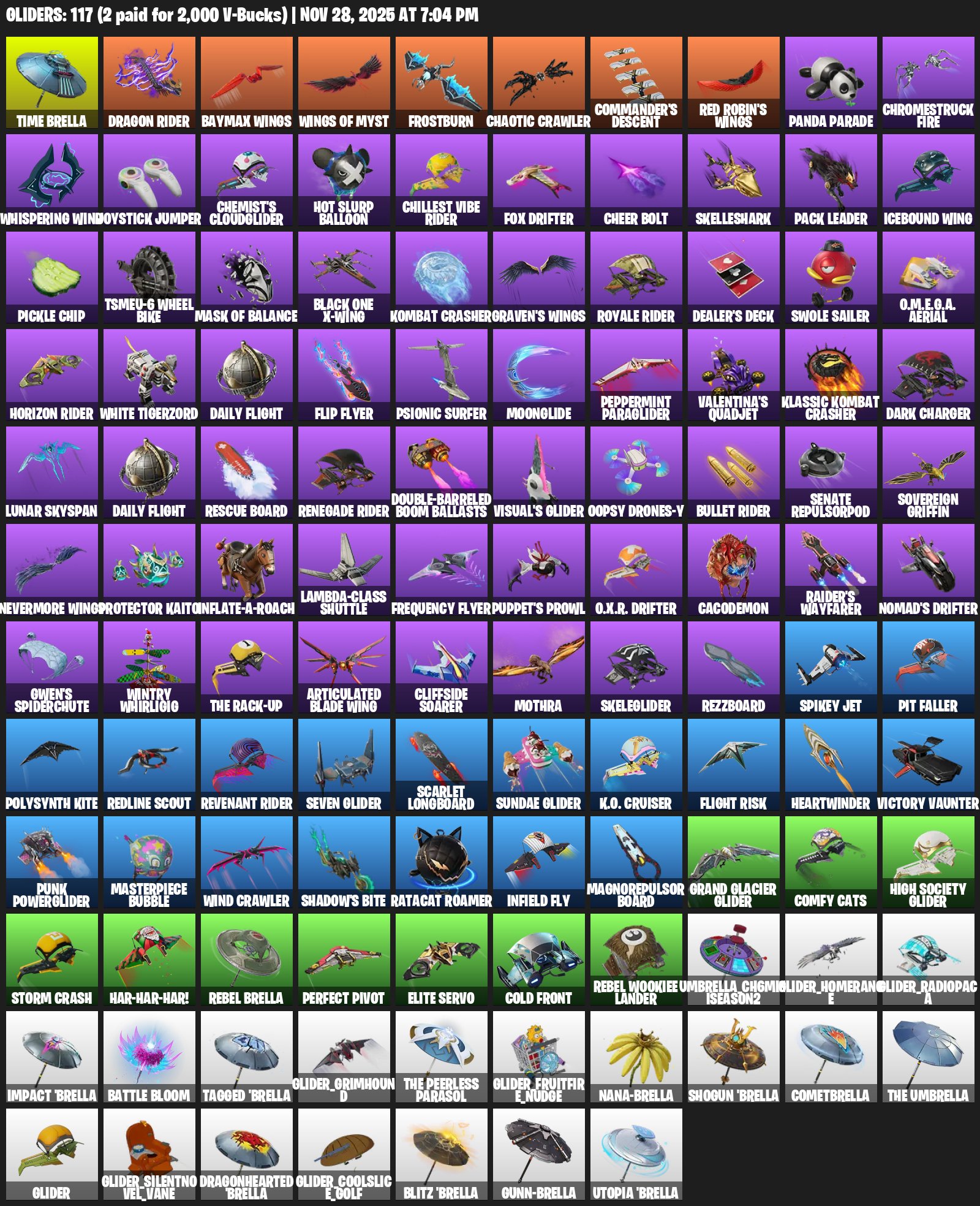 🎨 186 skins | 🌟 Fortnite account