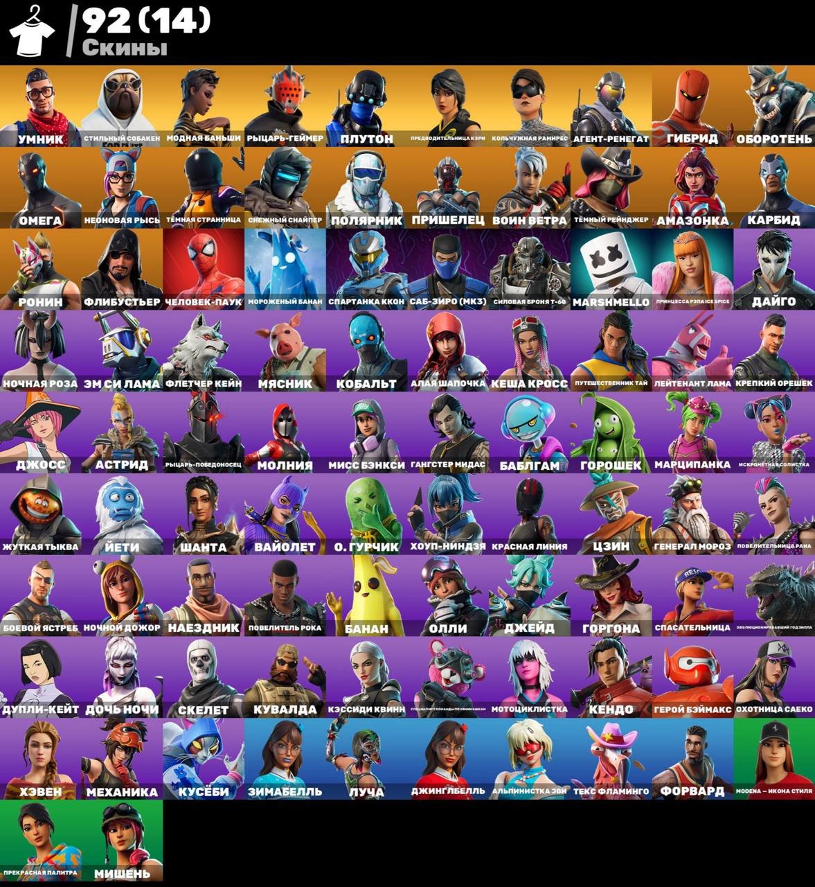 🎨 94 skins | 🌟 Fortnite account
