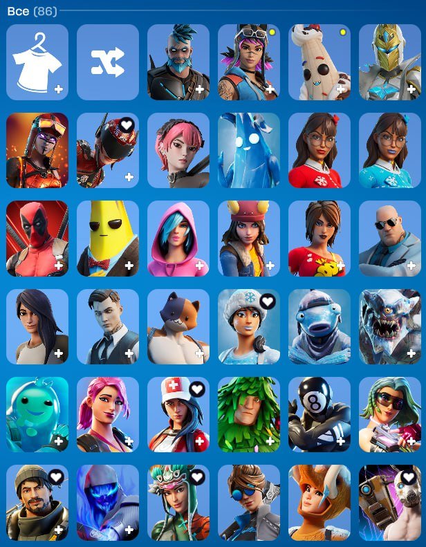 🎨 84 скінів | 🌟 Fortnite акаунт