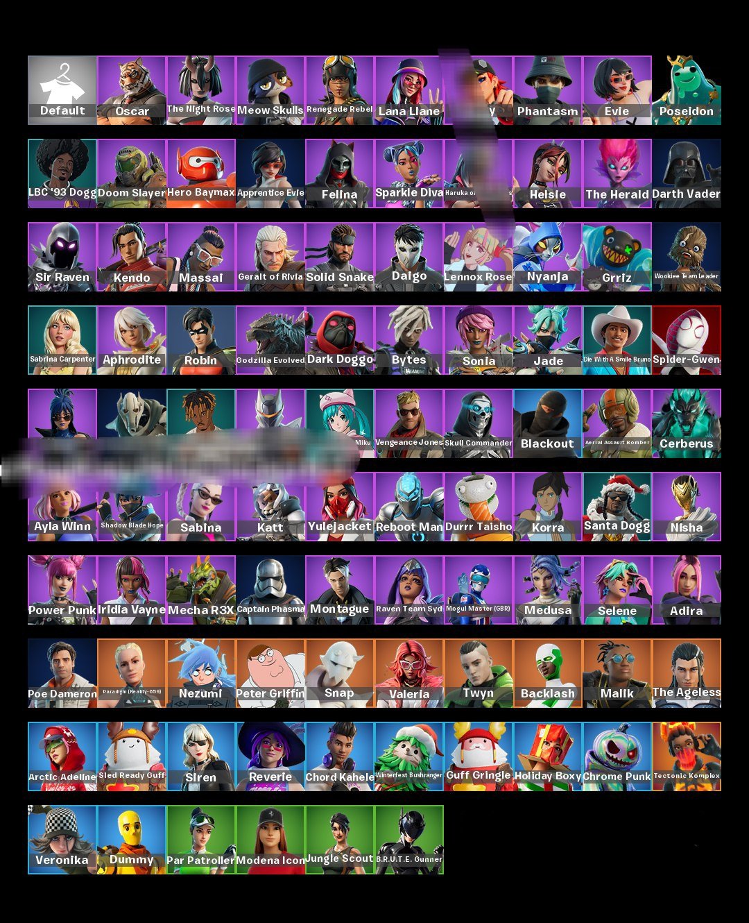 🎨 93 skins | 🌟 Fortnite account