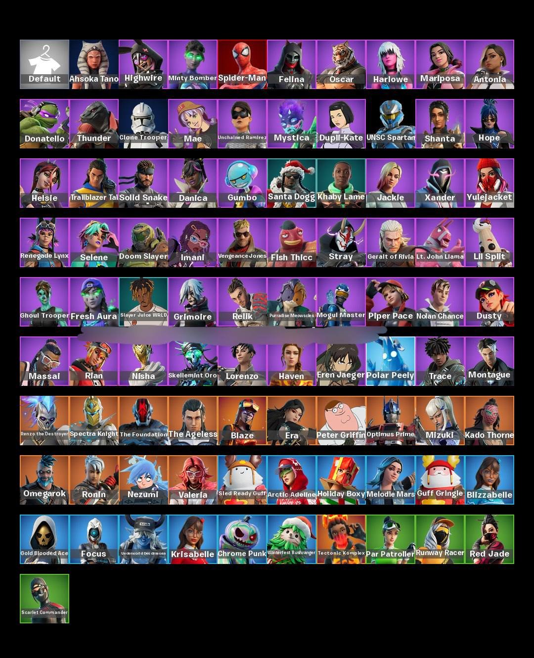 🎨 91 скинов | 🌟 Fortnite аккаунт